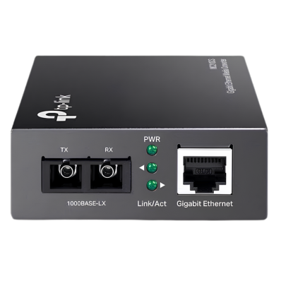 TP LINK GIGABIT SINGLE - MODE MEDIA CONVERTER MC210CS(UN) 2