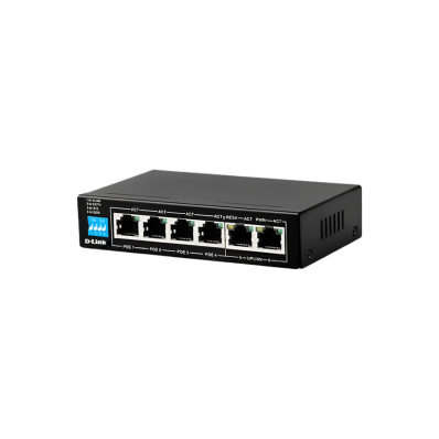 6 - PORT 10/100/100 LONG RANG PoE + SURVEILLANCE SWITCH DES - F1006P - E 2