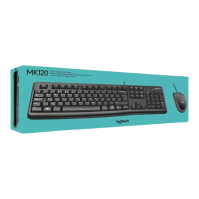LOGITECH WIRED KBD + MOUSE COMBO MK120