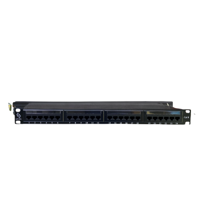 Patch Panel 24 Port Cat6A Loaded