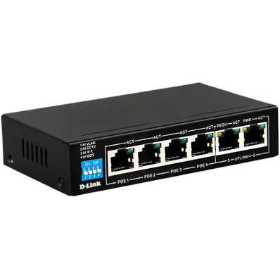 6 - PORT 10/100/100 LONG RANG PoE + SURVEILLANCE SWITCH DES - F1006P - E 3
