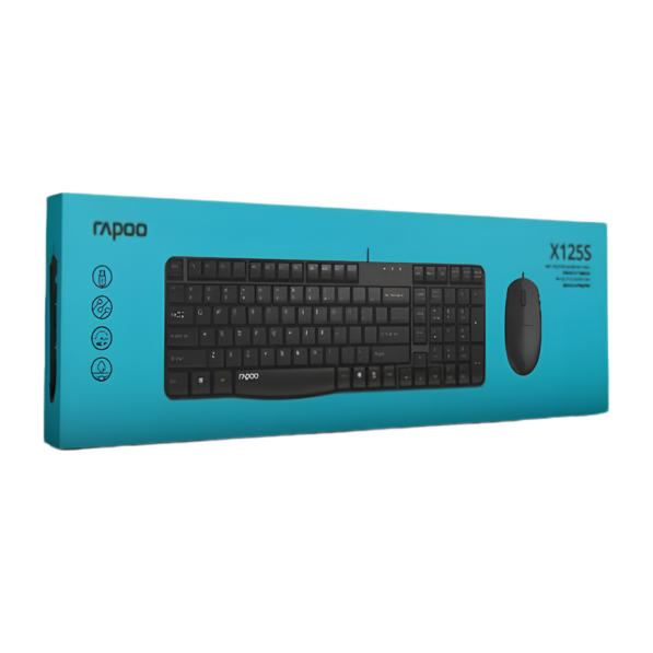 WIRED KEYBOARD &MOUSE ( COMBO) X125S