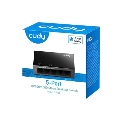 5 PORT 10/100/1000Mbps DESKTOP SWITCH GS105