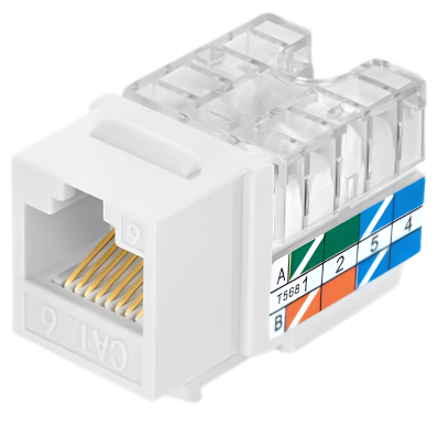 90 Degree Keyjack Stone (Cat6)
