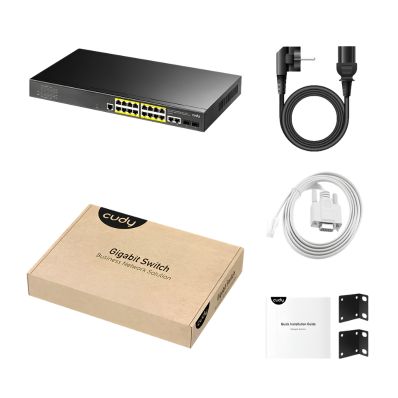 16 PORT GIGABIT MANAGED PoE SWITCH GS2018PS2 - 200W 2