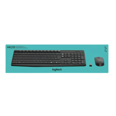 LOGITECH WIRELESS KBD + MOUSE COMBO MK235