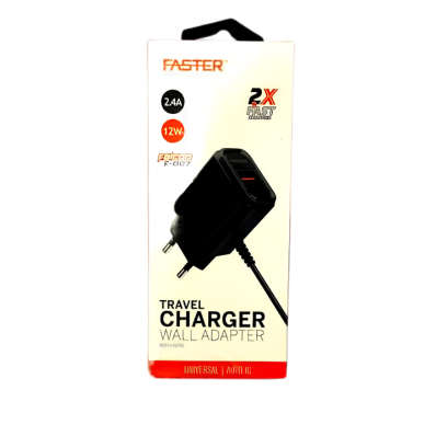 TRAVEL CHAGER WALLL ADAPTER WITH WIRE (LIGHTNING) Falcon F-007