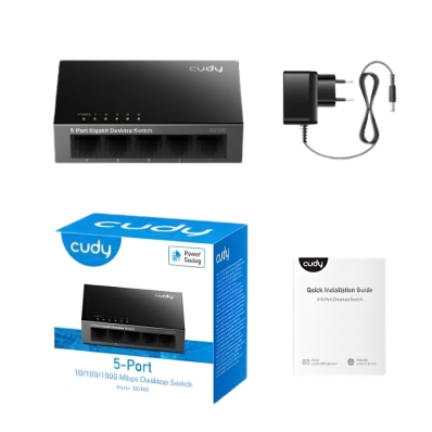 5 PORT 10/100/1000Mbps DESKTOP SWITCH GS105 2