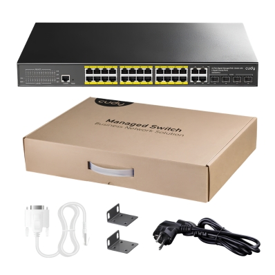 24 PORT GIGABIT MANAGED PoE + SWITCH WITH 4 GIGABIT PORT GS2028PS4 - 300W 3