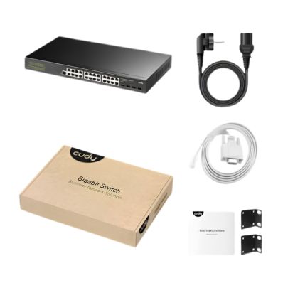 24 PORT LAYER 2 MANAGED GIGABIT SWITCH WITH 4 GIGABIT SFP SLOTS GS2024S2 2