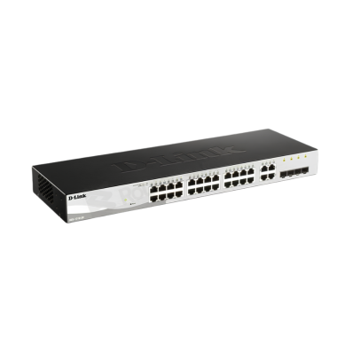 24 PORT PoE GAGABIT SMART MANAGED SWITCH DGS - 1210-28P 2