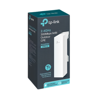 TP LINK 2.4GHz 300MBPS9 dBi OUTDOOR CPE 210